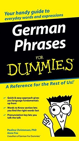 eBook (pdf) German Phrases For Dummies de Paulina Christensen, Anne Fox