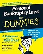 Couverture cartonnée Personal Bankruptcy Laws FD 2e de James P Caher, John M Caher