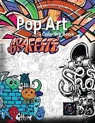 Couverture cartonnée Graffiti pop art coloring book, coloring books for adults relaxation de Happy Arts Coloring