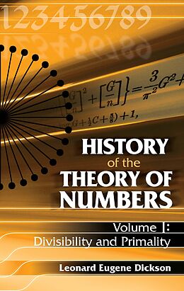 eBook (epub) History of the Theory of Numbers, Volume I de Leonard Eugene Dickson