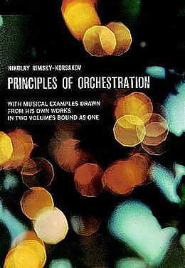 Couverture cartonnée Principles of Orchestration de Nikolai Rimsky-Korsakov