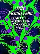 Felix Mendelssohn-Bartholdy Notenblätter Complete Works vol.2