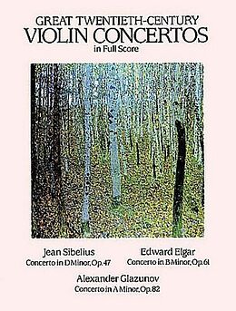 Jean Sibelius Notenblätter Great 20th century violin