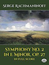 Sergei Rachmaninoff Notenblätter Symphony in e Minor no.2 op.27