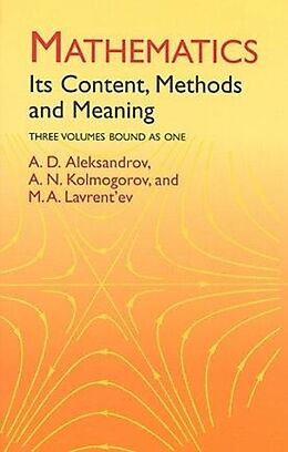 Broschiert Mathematics von A. D. Aleksandrov