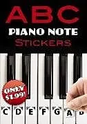  Instrumente+Zubehör A B C Piano Note Stickers