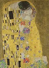 Blankobuch geb The Kiss Notebook von Gustav Klimt