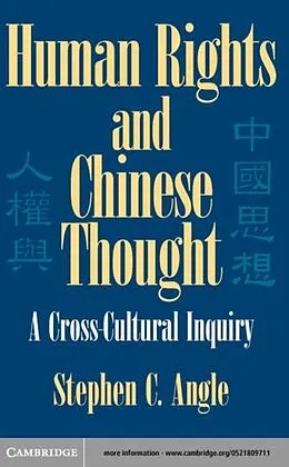 E-Book (pdf) Human Rights in Chinese Thought von Stephen C. Angle
