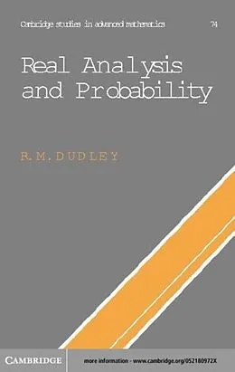 E-Book (pdf) Real Analysis and Probability von R. M. Dudley