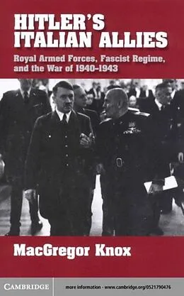 E-Book (pdf) Hitler's Italian Allies von MacGregor Knox