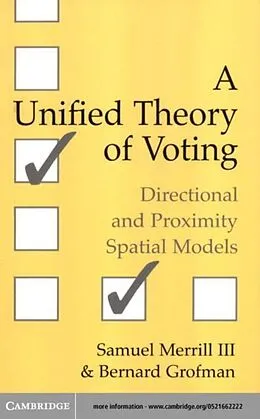 E-Book (pdf) Unified Theory of Voting von Iii Samuel Merrill