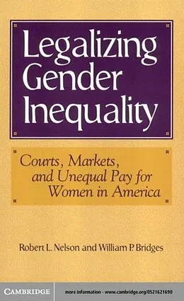 E-Book (pdf) Legalizing Gender Inequality von Robert L. Nelson