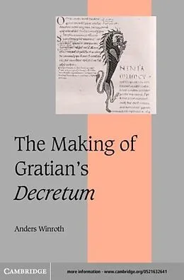 E-Book (pdf) Making of Gratian's Decretum von Anders Winroth