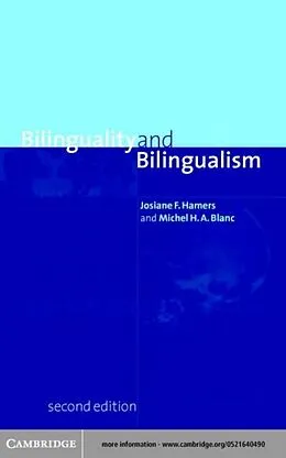 E-Book (pdf) Bilinguality and Bilingualism von Josiane F. Hamers