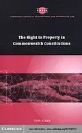 E-Book (pdf) Right to Property in Commonwealth Constitutions von Tom Allen