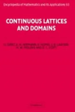 E-Book (pdf) Continuous Lattices and Domains von G. Gierz