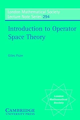 E-Book (pdf) Introduction to Operator Space Theory von Gilles Pisier