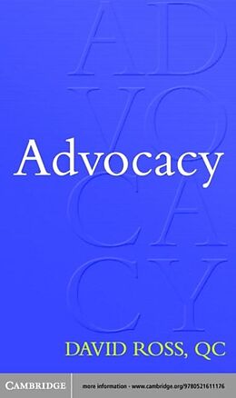 E-Book (pdf) Advocacy von David Ross
