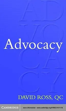 E-Book (pdf) Advocacy von David Ross
