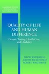 eBook (pdf) Quality of Life and Human Difference de Wasserman/Bickenbach/Wach