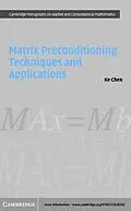 PDF Matrix Preconditioning Techniques and Applications von Ke Chen