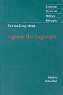 E-Book (pdf) Sextus Empiricus: Against the Logicians von Bett