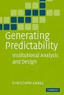 E-Book (pdf) Generating Predictability von Christoph Engel