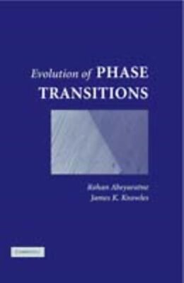 eBook (pdf) Evolution of Phase Transitions de Rohan Abeyaratne