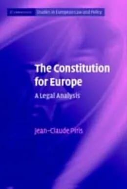 E-Book (pdf) Constitution for Europe von Jean-Claude Piris