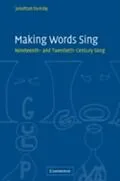 E-Book (pdf) Making Words Sing von Jonathan Dunsby