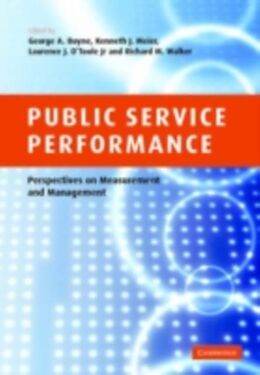 eBook (pdf) Public Service Performance de Boyne