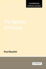 eBook (pdf) Syntax of French de Paul Rowlett