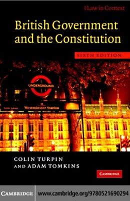 E-Book (pdf) British Government and the Constitution von Colin Turpin