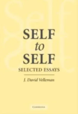 PDF Self to Self von J. David Velleman