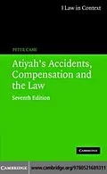 E-Book (pdf) Atiyah's Accidents, Compensation and the Law von Peter Cane
