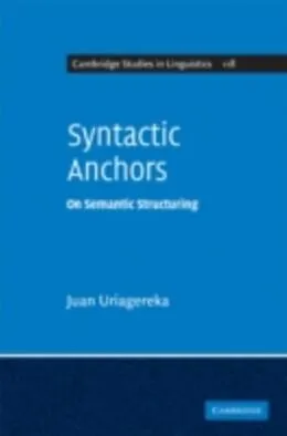 E-Book (pdf) Syntactic Anchors von Juan Uriagereka