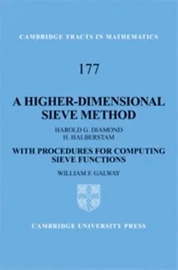 E-Book (pdf) Higher-Dimensional Sieve Method von Harold G. Diamond