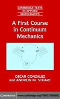 E-Book (pdf) First Course in Continuum Mechanics von Oscar Gonzalez