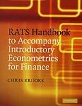 E-Book (pdf) RATS Handbook to Accompany Introductory Econometrics for Finance von Chris Brooks