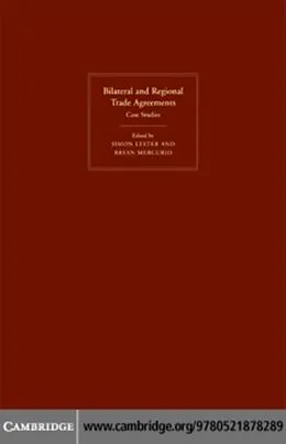 E-Book (pdf) Bilateral and Regional Trade Agreements von Lester/Mercurio