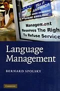 E-Book (pdf) Language Management von Bernard Spolsky