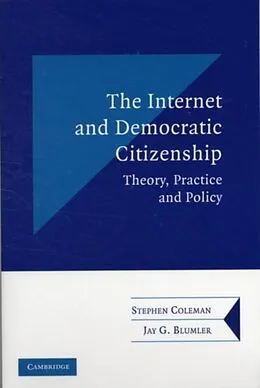 E-Book (pdf) Internet and Democratic Citizenship von Stephen Coleman