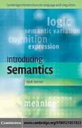 E-Book (pdf) Introducing Semantics von Nick Riemer