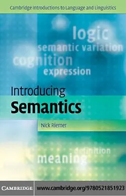 E-Book (pdf) Introducing Semantics von Nick Riemer