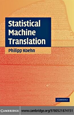 eBook (pdf) Statistical Machine Translation de Philipp Koehn