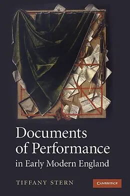 E-Book (epub) Documents of Performance in Early Modern England von Tiffany Stern