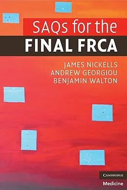 ePUB SAQs for the Final FRCA von James Nickells