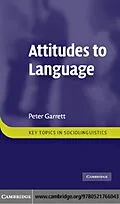 E-Book (pdf) Attitudes to Language von Peter Garrett