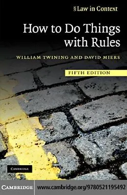 E-Book (pdf) How to Do Things with Rules von William Twining