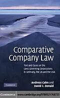 E-Book (pdf) Comparative Company Law von Andreas Cahn